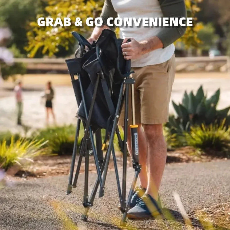 Comfortable Rocking Chair, 350lbs Capacity, Extra-Wide Back (Free Table Included)