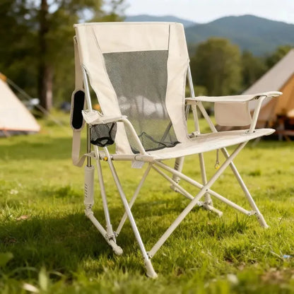 Comfortable Rocking Chair, 350lbs Capacity, Extra-Wide Back (Free Table Included)